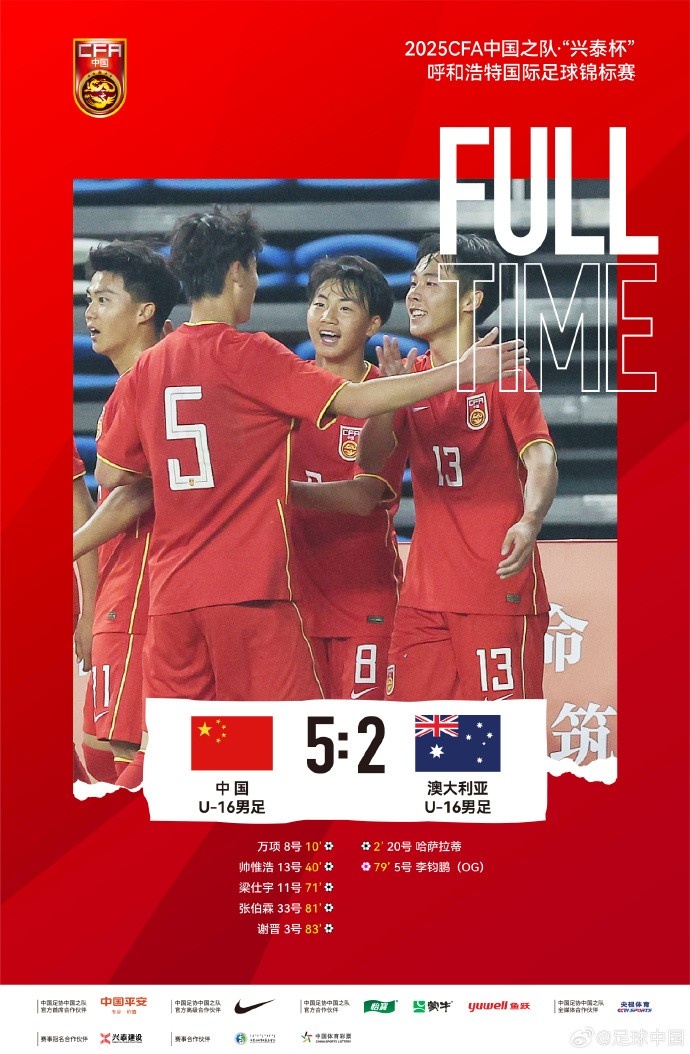 馬德興：U16國少奪冠鍛煉價(jià)值高 暴露問題亟需正視