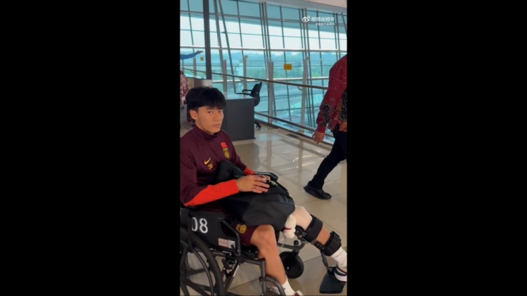 成都蓉城官方：胡荷韜左膝韌帶和半月板疑似損傷，有待進(jìn)一步檢查