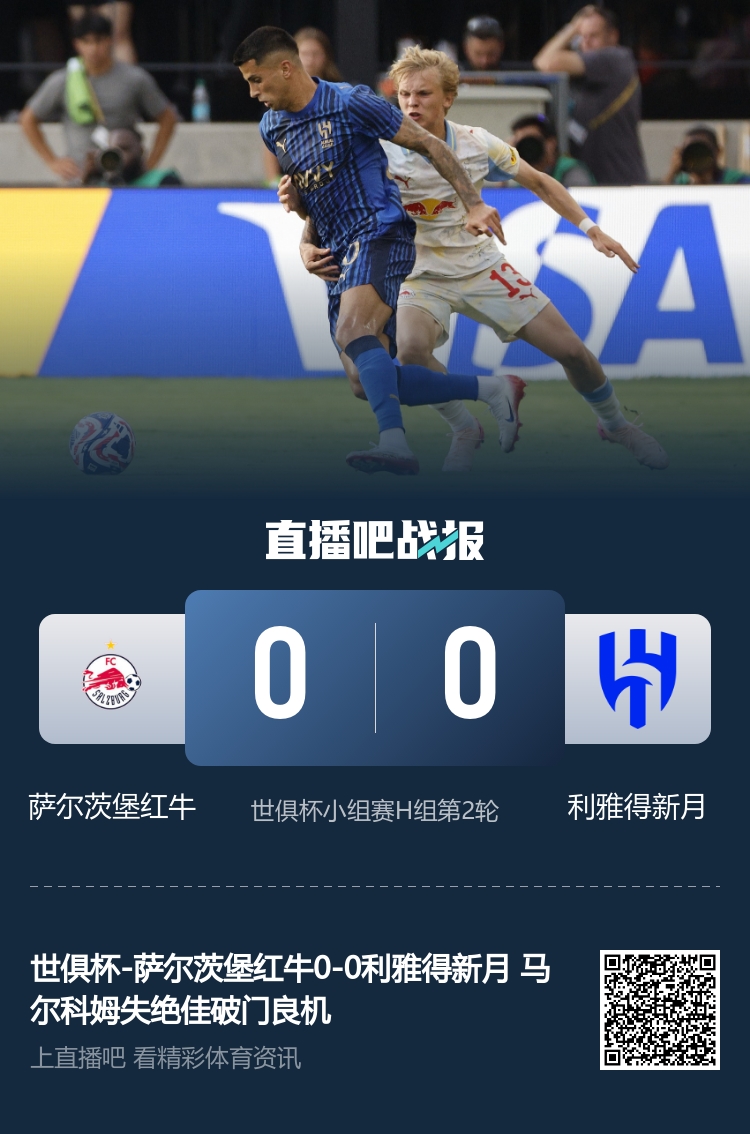 仍無勝績(jī)！亞洲球隊(duì)3隊(duì)6負(fù)墊底出局，僅新月兩平成亞洲