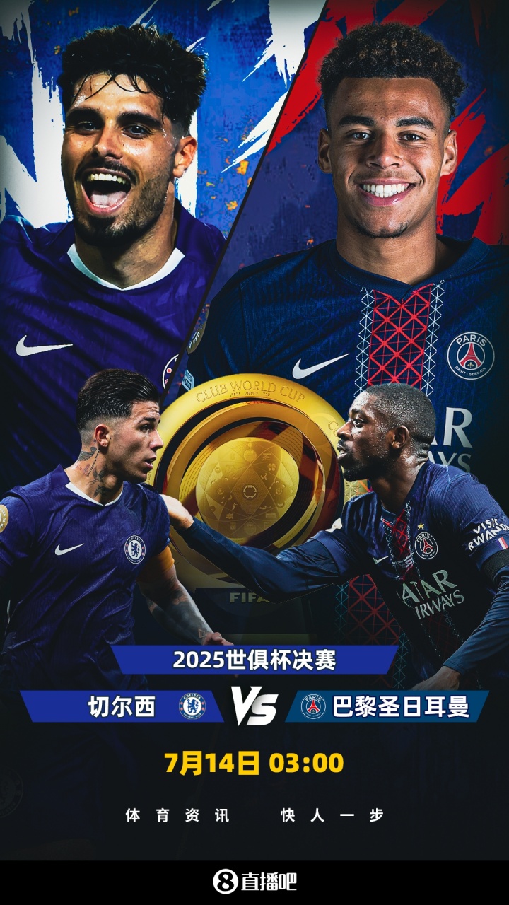 巴黎大優(yōu)勢(shì)！世俱杯奪冠賠率：巴黎1.3，切爾西3.4