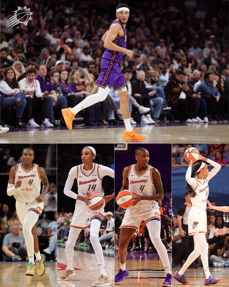 太陽官方發(fā)來賀電！布克球鞋成為本賽季W(wǎng)NBA最受歡迎球鞋！